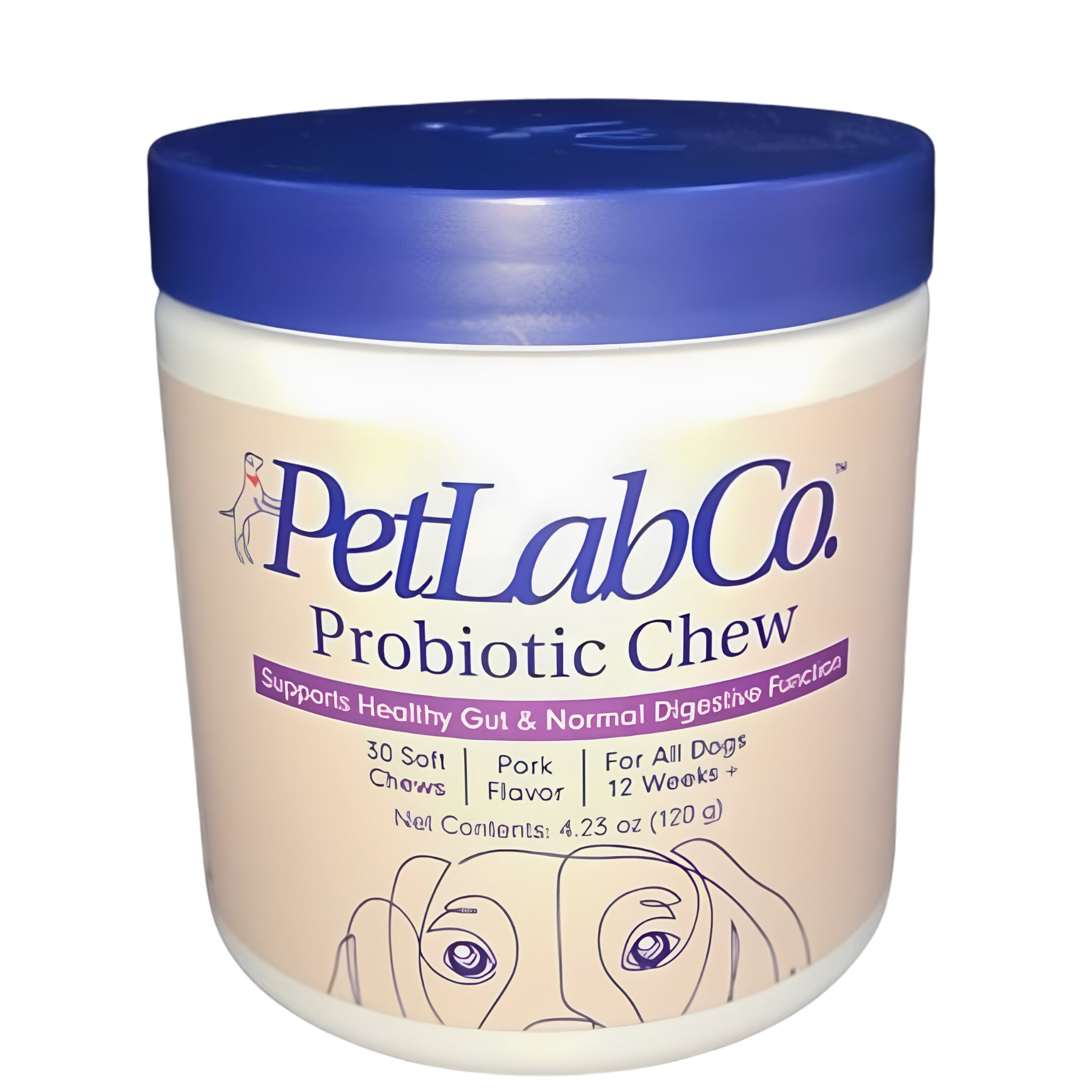 PetLab Co. Probiotic Chew for Dogs - Pork Flavor (30 Soft Chews)
