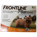 FRONTLINE Plus for Dogs Flea & Tick Treatment, Small Dog, 5-22 lbs, 6 Doses