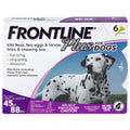 Frontline Plus For Dogs 45 to 88 LBS 6 Doses